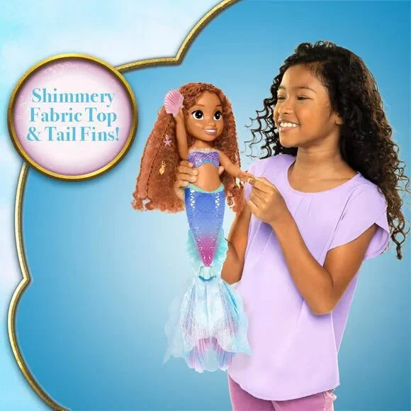 Disney The Little Mermaid Ariel Doll With Hair Charms! Feature - Main Image
